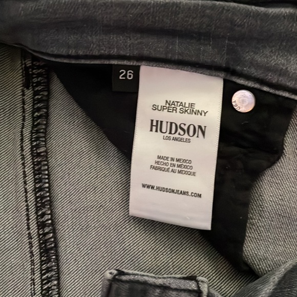 Women’s Hudson Jeans size 26 Natalie Super Skinny - Picture 5 of 6